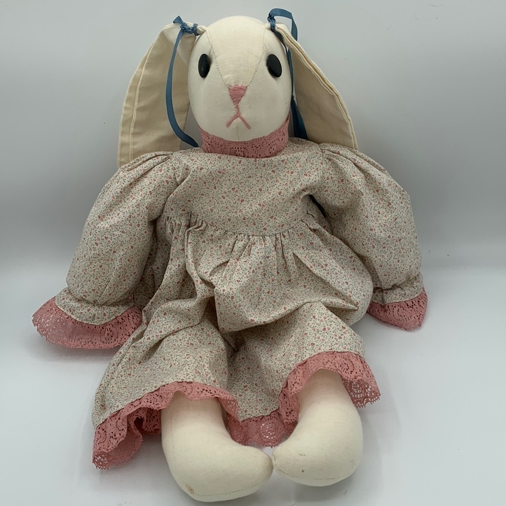 Floppy ratted bunny plush 20” length